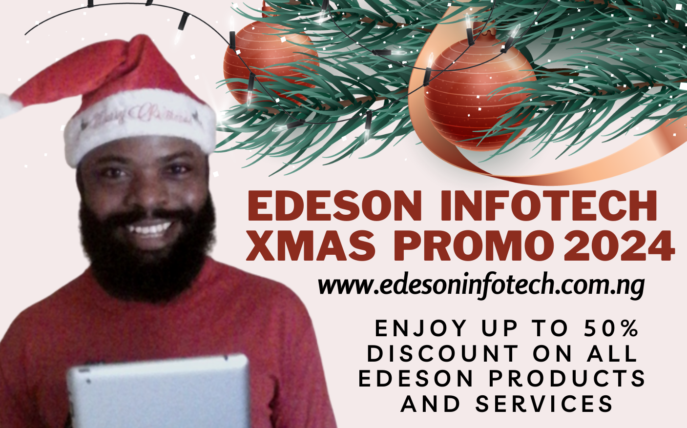 Edeson XMAS Promo 2024: Website Design, Company Registration, Passport, etc